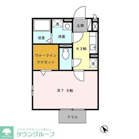 T・Kブラウンの物件間取画像